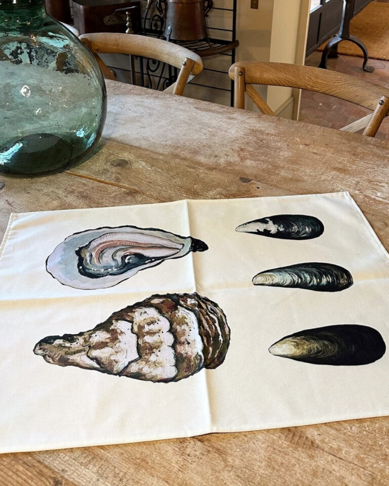 varek.illustrations - Torchon 100% coton : Les Coquillages