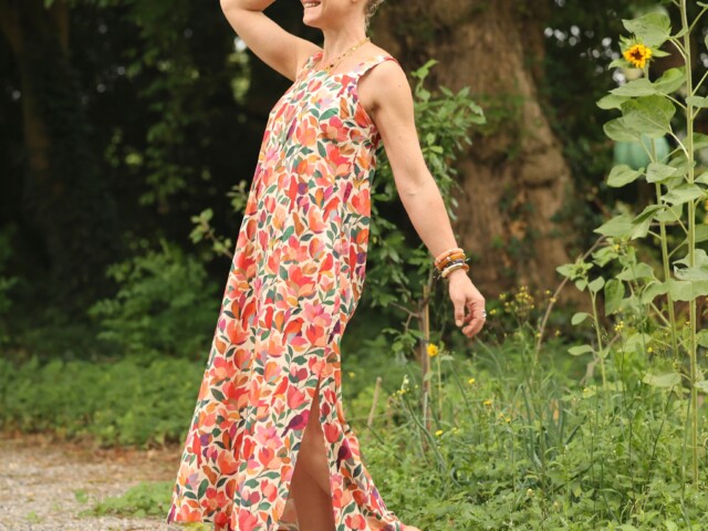 7Z9A2368 Quintessence - Robe Sybille — Coton lavé jardin secret – XXL