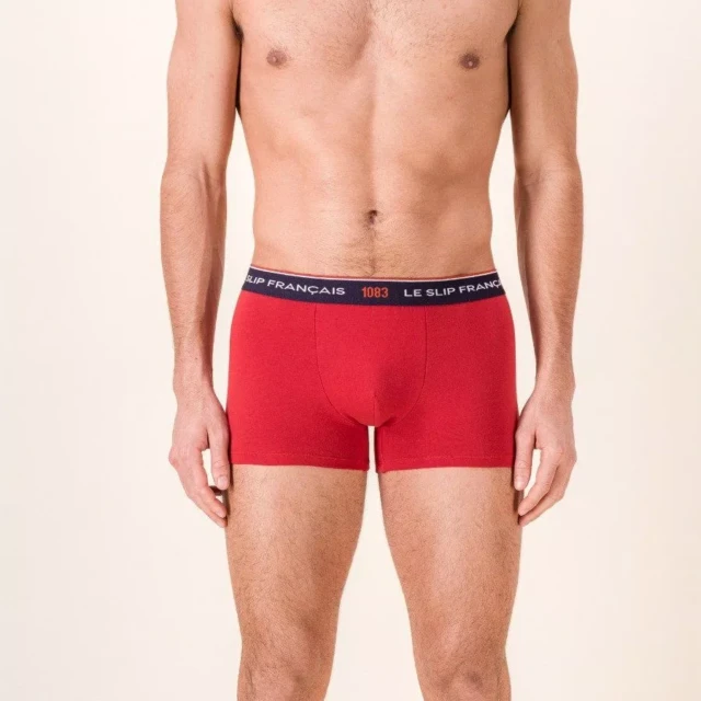 1083 - BOXER 890 LE SLIP FRANCAIS rouge Homme