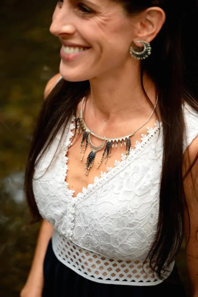 valdyria.com - Collier Majestueux Artemesia Lunaris