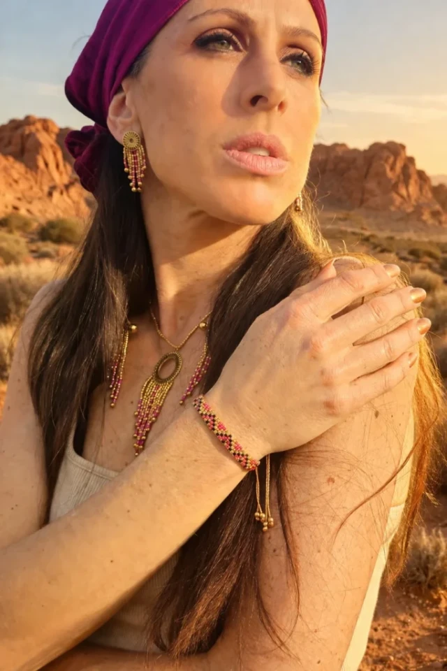 Valdyria - Bracelet Fin Amaziga Rubra