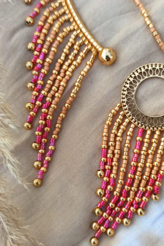 Valdyria - Collier Majestueux Amaziga Rubra