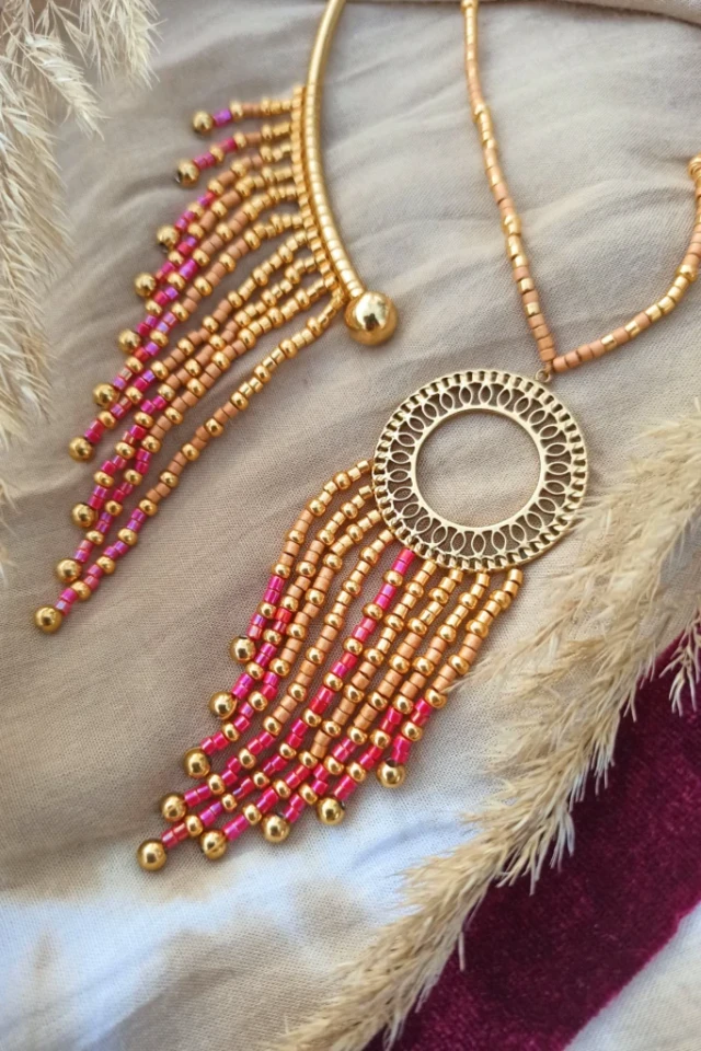 Valdyria - Collier Majestueux Amaziga Rubra
