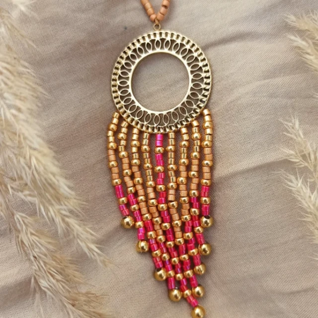 Valdyria - Collier à Pendentif Amaziga Rubra