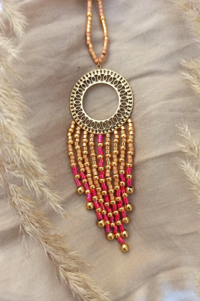 Valdyria - Collier à Pendentif Amaziga Rubra