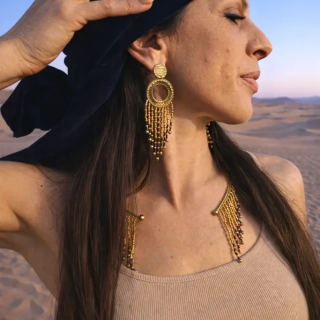 Valdyria - Grandes Boucles d’Oreilles Amaziga Sacra