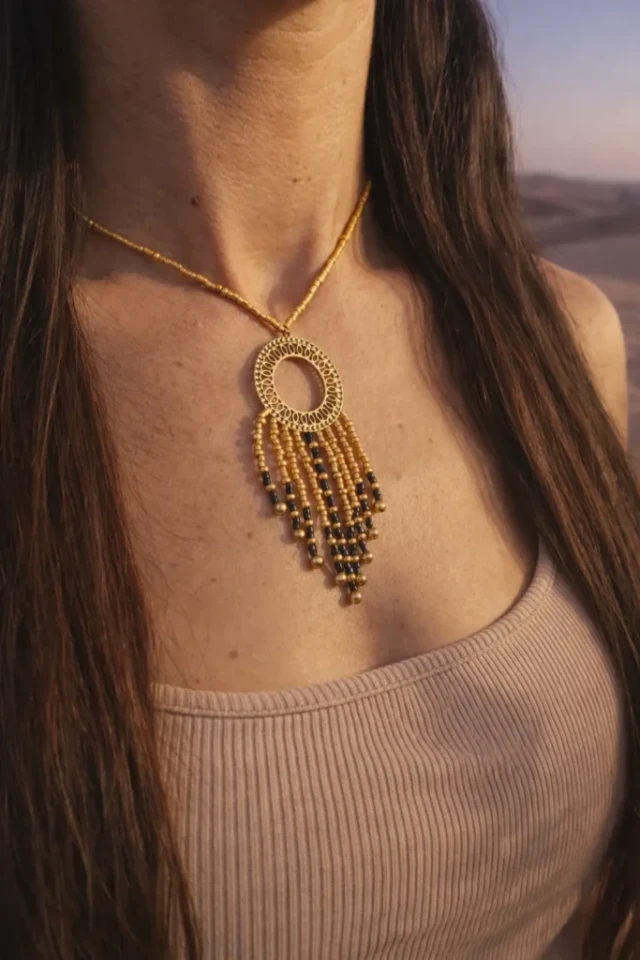 Valdyria - Collier à Pendentif Amaziga Sacra