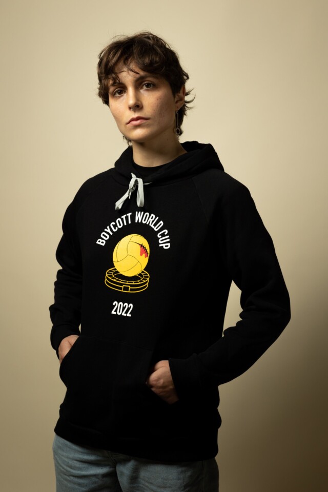 Hoodie Boycott WC 2022 par la marque Ecclo Ecclo - Hoodie Boycott WC 2022