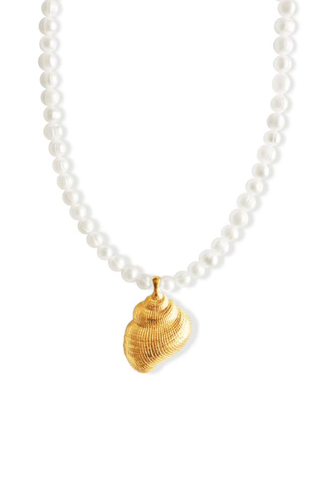 NEIJE - Collier Aphrodite Perles de Culture et Coquillage Vintage
