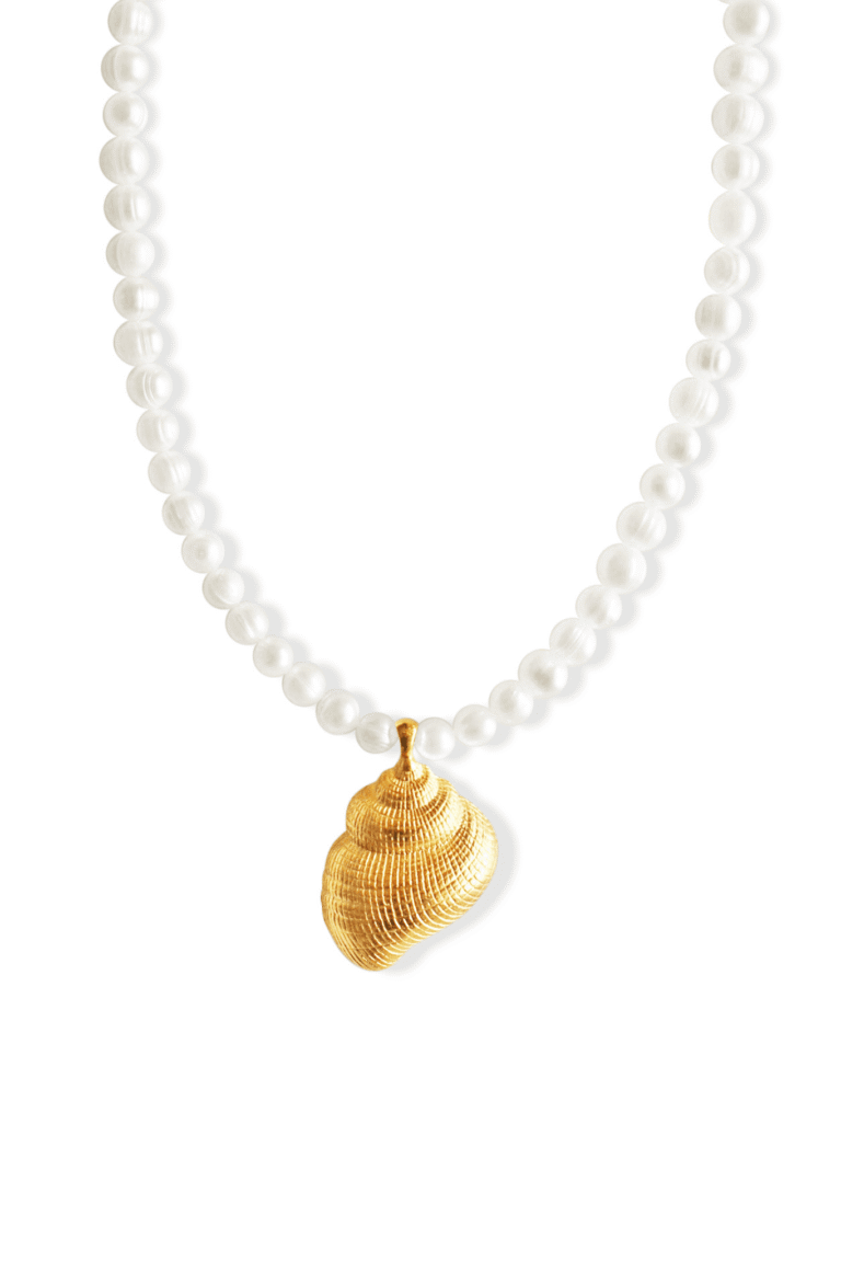 NEIJE - Collier Aphrodite Perles de Culture et Coquillage Vintage