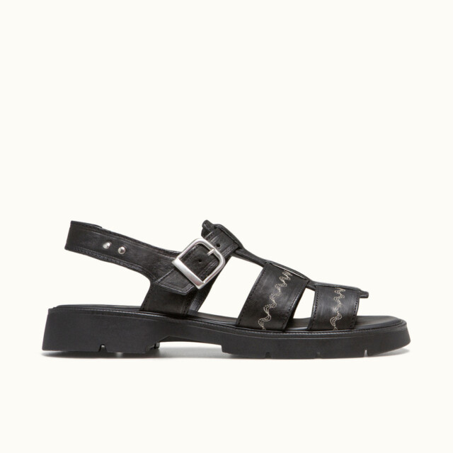 BALLAST FLK NOIR CHAUSSURES NOIR par la marque KLEMAN KLEMAN - BALLAST FLK NOIR CHAUSSURES NOIR