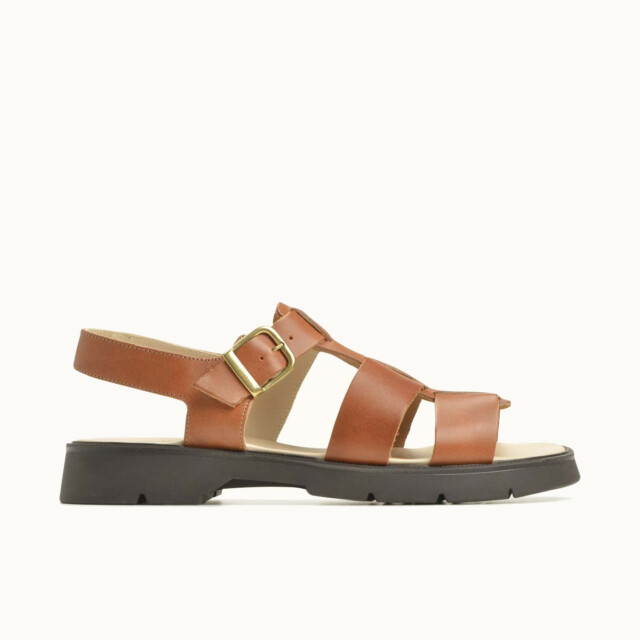 BALLAST VGT CARAMEL CHAUSSURES MARRON par la marque KLEMAN KLEMAN - BALLAST VGT CARAMEL CHAUSSURES MARRON