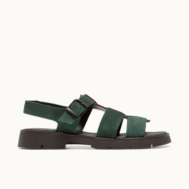 BALLAST VV VERT+MARRON CHAUSSURES VERT par la marque KLEMAN KLEMAN - BALLAST VV VERT+MARRON CHAUSSURES VERT