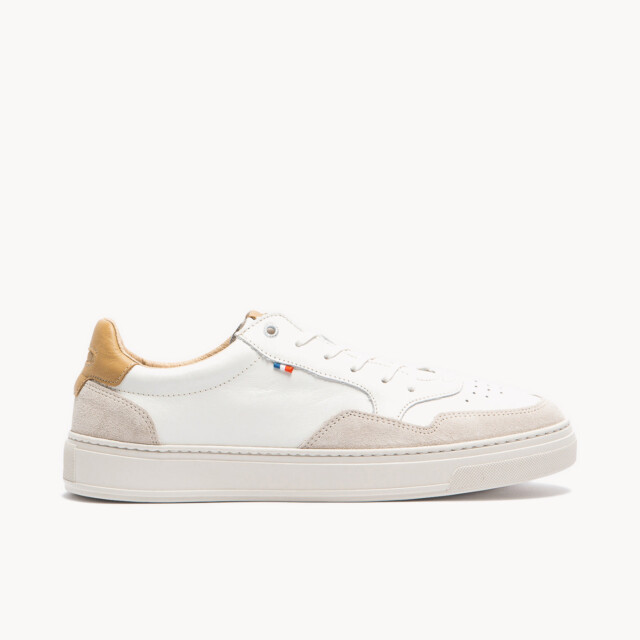 BROCARD B ECRU+MOUTARDE BEIGE par la marque LE FORMIER LE FORMIER - BROCARD B ECRU+MOUTARDE BEIGE