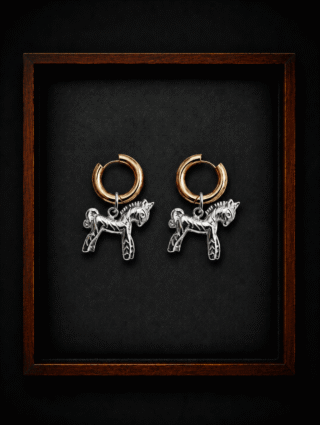 NEIJE - Boucles d’Oreilles Trésor de Troie (Cheval)