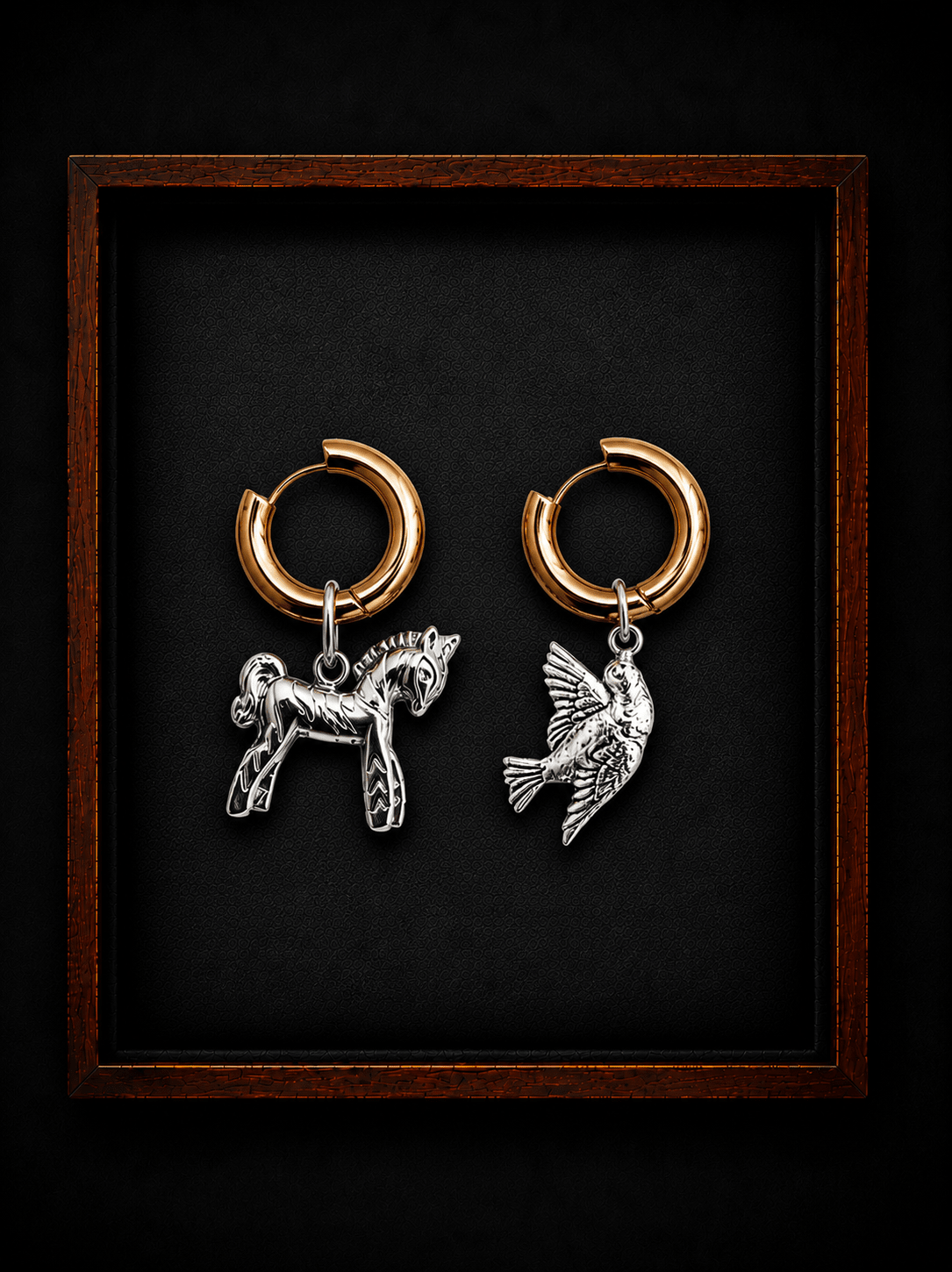 Boucle d oreille Oiseau NEIJE - Boucles d'Oreilles Trésor de Troie (Oiseau)