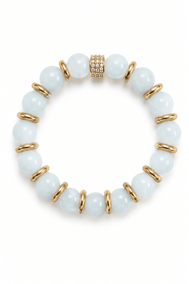 NEIJE - Bracelet Aigue-Marine – Entre Ciel et Mer