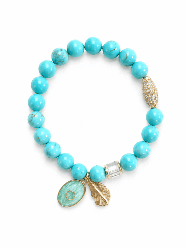 NEIJE - Bracelet Turquoise & Amazonite – Le Goût du Soleil