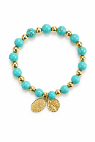NEIJE - Bracelet Turquoise & Citrine – Les Jours Heureux