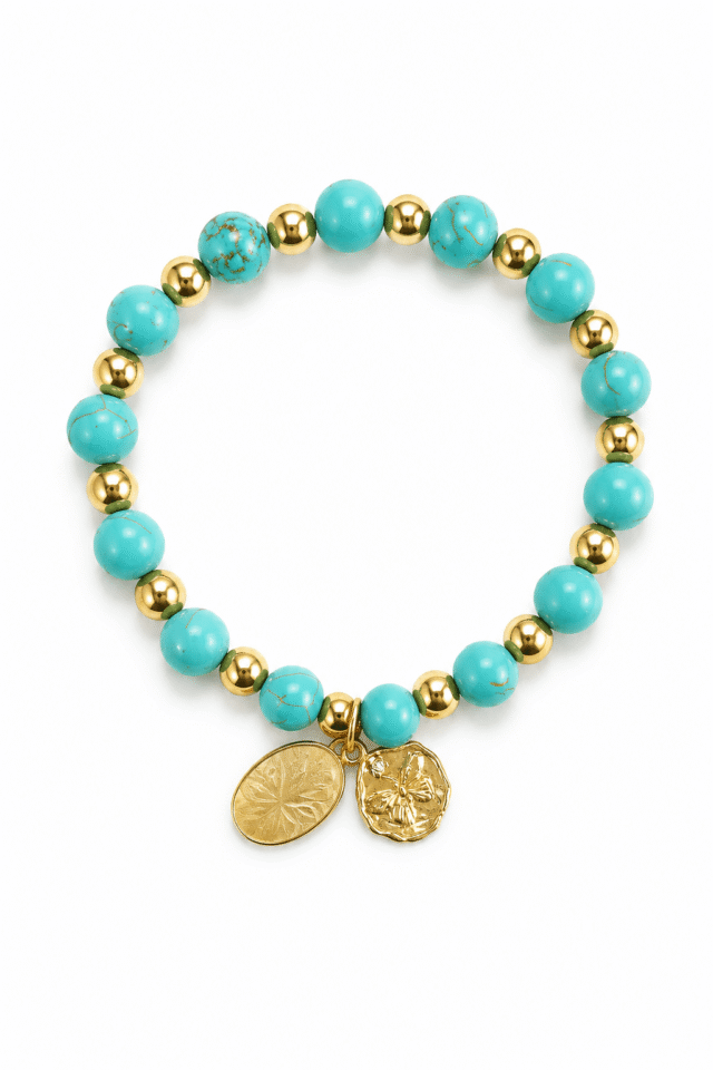 NEIJE - Bracelet Turquoise & Citrine – Les Jours Heureux