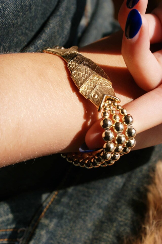 NEIJE - Bracelet Poisson Majestic Gefilte – L (poignet de 17 à 19 cm)