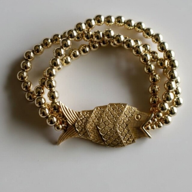 NEIJE - Bracelet Poisson Majestic Gefilte – L (poignet de 17 à 19 cm)