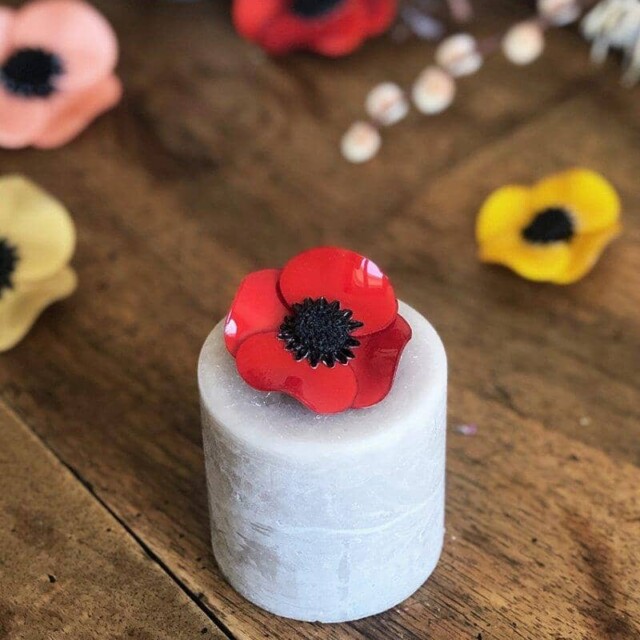 Ciléa Paris - Broche Anémone - Petit – Lavande