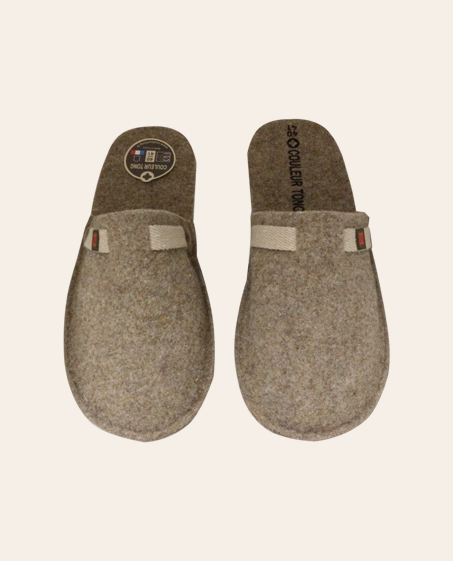 Couleur Tong - Chaussons Laine NEVACHE Brun – 40-41