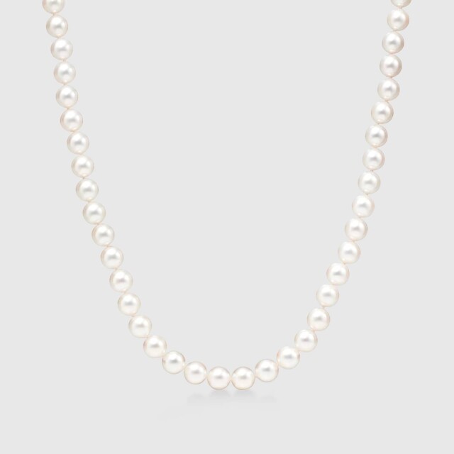 NEIJE - La Parure Parfaite Collier & Bracelet Perles de Culture – 50 cm + extension de 5 cm / L (poignet de 17 à 19 cm)
