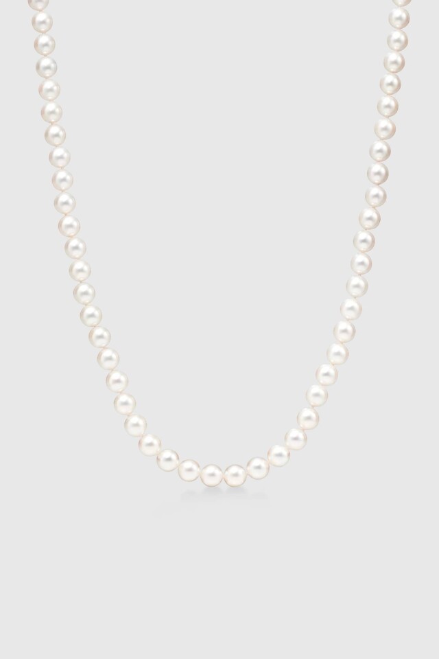 NEIJE - La Parure Parfaite Collier & Bracelet Perles de Culture – 50 cm + extension de 5 cm / L (poignet de 17 à 19 cm)