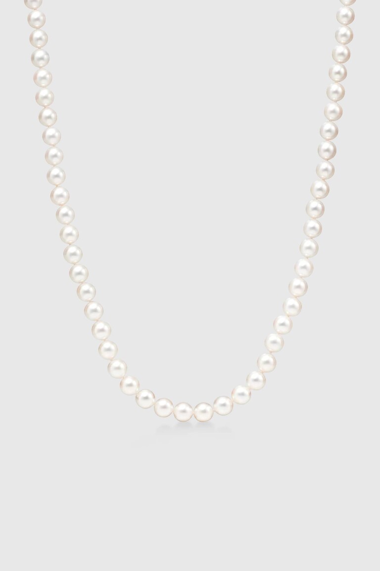 NEIJE - La Parure Parfaite Collier & Bracelet Perles de Culture – 50 cm + extension de 5 cm / L (poignet de 17 à 19 cm)