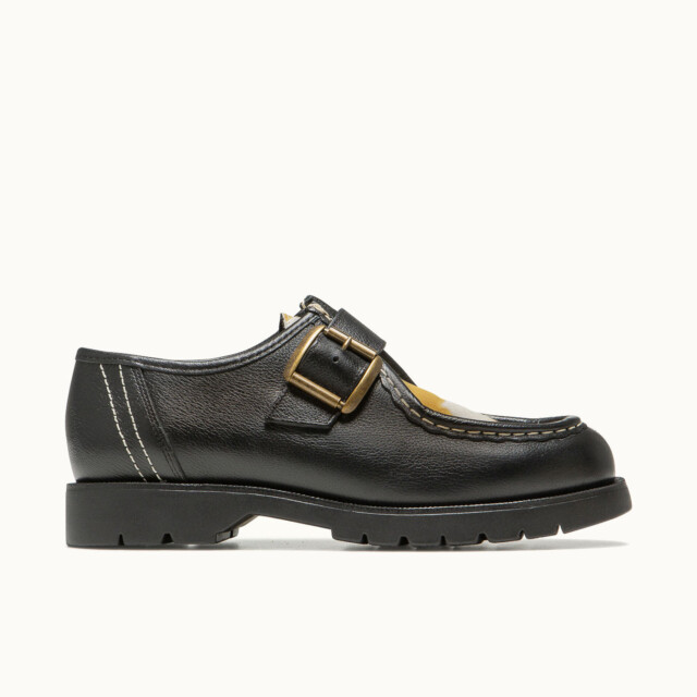 CONVOI CPP NOIR+BEIGE CHAUSSURES NOIR par la marque KLEMAN KLEMAN - CONVOI CPP NOIR+BEIGE CHAUSSURES NOIR