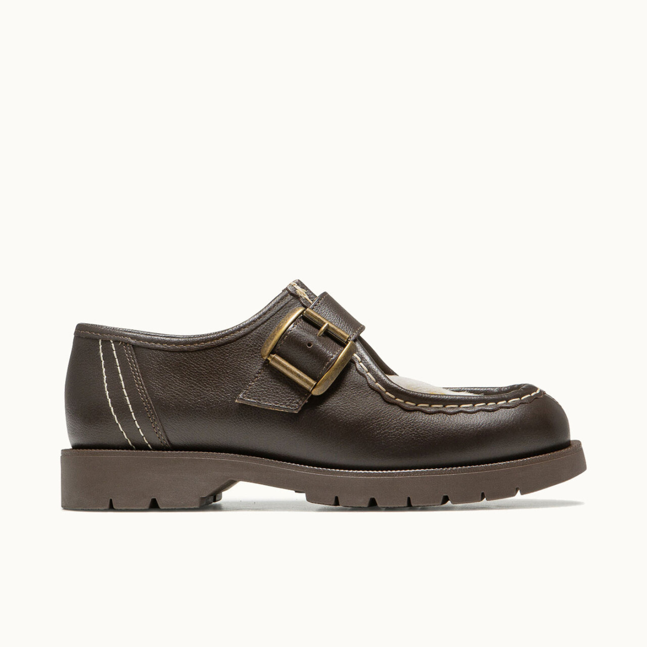 CONVOICPP B00003A 5EA 07 KLEMAN - CONVOI CPP MARRON+BEIGE CHAUSSURES MARRON