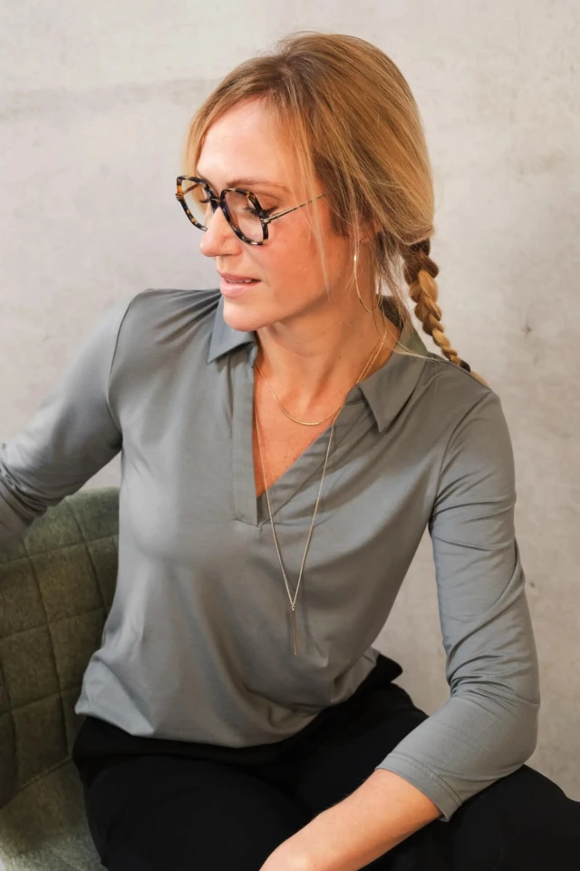 Polo-chemise Candice par la marque THELMA & ROSE THELMA & ROSE - Polo-chemise Candice