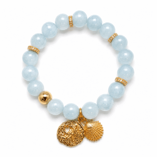 Bracelet Aigue-Marine – Le Bruit du Vent par la marque NEIJE NEIJE - Bracelet Aigue-Marine – Le Bruit du Vent