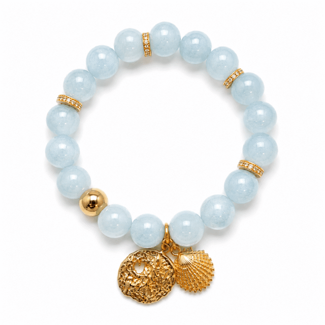 NEIJE - Bracelet Aigue-Marine – Le Bruit du Vent