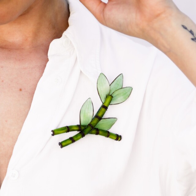 Ciléa Bijoux - Broche Bambou
