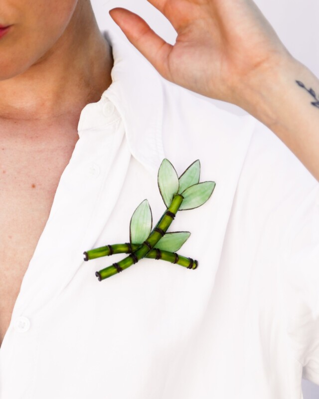 Ciléa Bijoux - Broche Bambou