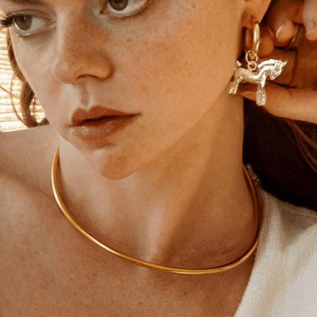 NEIJE - Boucles d'Oreilles Trésor de Troie (Coquillage)