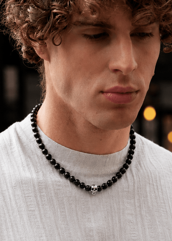 Collier Rebel Onyx et Argent 925 par la marque NEIJE NEIJE - Collier Rebel Onyx et Argent 925