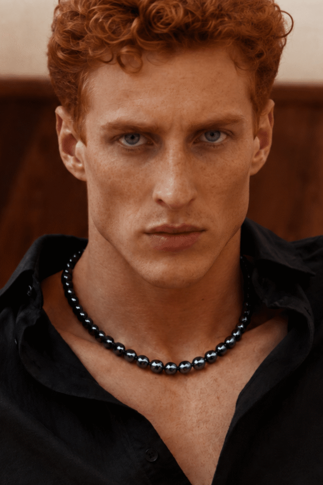 Collier Monte-Cristo Perles d’eau douce Noires par la marque NEIJE NEIJE - Collier Monte-Cristo Perles d’eau douce Noires