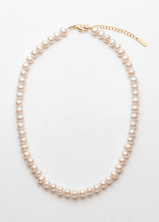 Le Collier Parfait Perles de Culture Roses par la marque NEIJE NEIJE - Le Collier Parfait Perles de Culture Roses