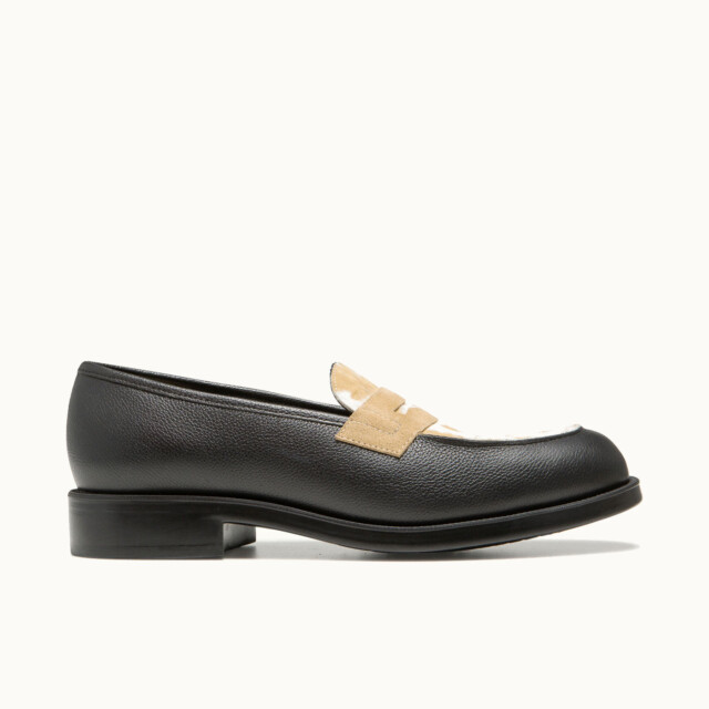 DALIOR 2 CPP NOIR+BEIGE CHAUSSURES NOIR par la marque KLEMAN KLEMAN - DALIOR 2 CPP NOIR+BEIGE CHAUSSURES NOIR