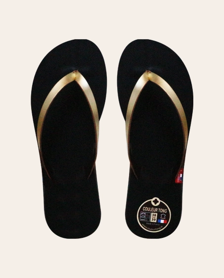 Couleur Tong - Tong Cuir DIVA Or – 38-39