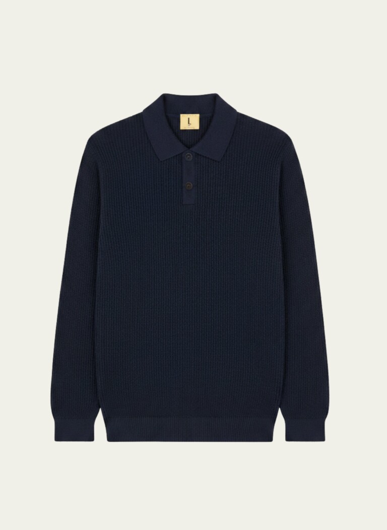 Nitto Knitwear - Djivan Polo - Marine – XXL