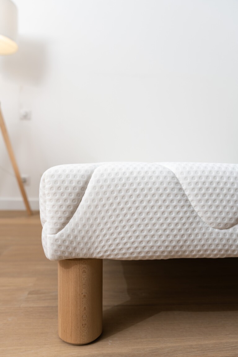 Naturlatt - Sommier tapissier Classique - fabrication artisanale française – 2x100x200cm - King Size + / Blanc