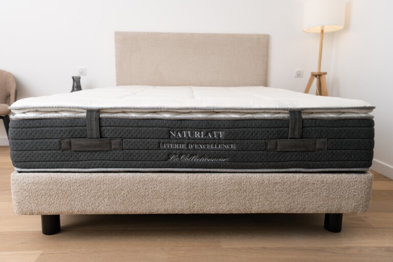 Naturlatt - Matelas Ressorts Premium Hôtellerie – 200x200cm - King Size + / Latex micro-perforé