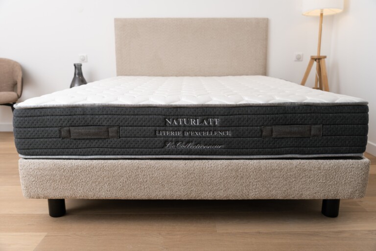Naturlatt - Matelas Ressorts Premium – 200x200cm - King Size + / Latex micro-perforé
