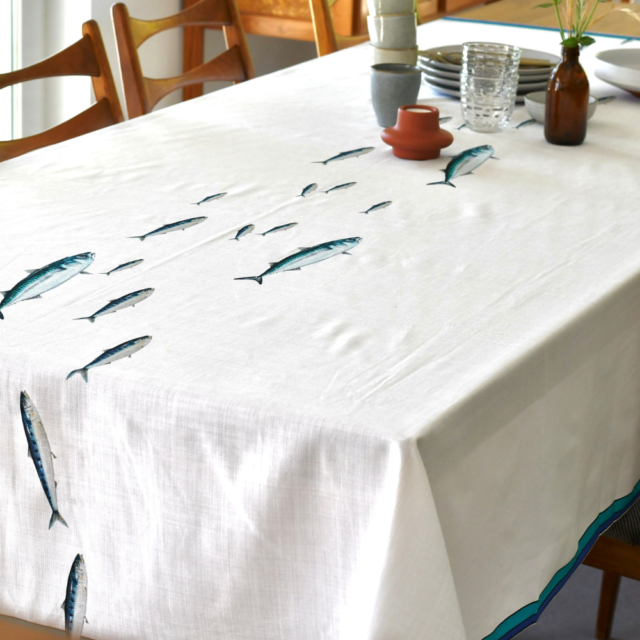 varek.illustrations - Nappe en coton rectangulaire 250 x 160 cm