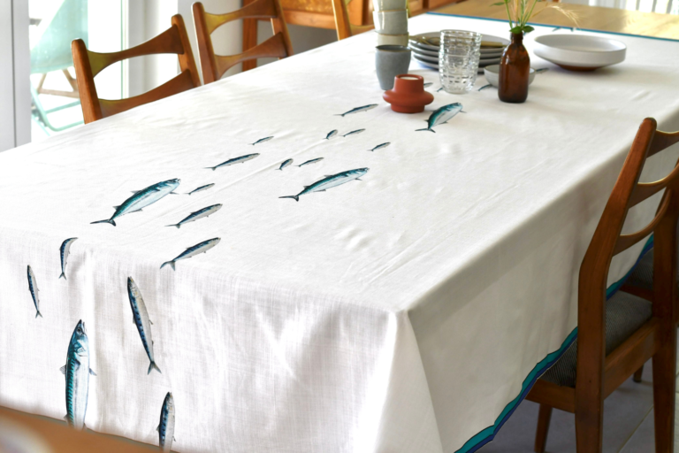 varek.illustrations - Nappe en coton rectangulaire 250 x 160 cm